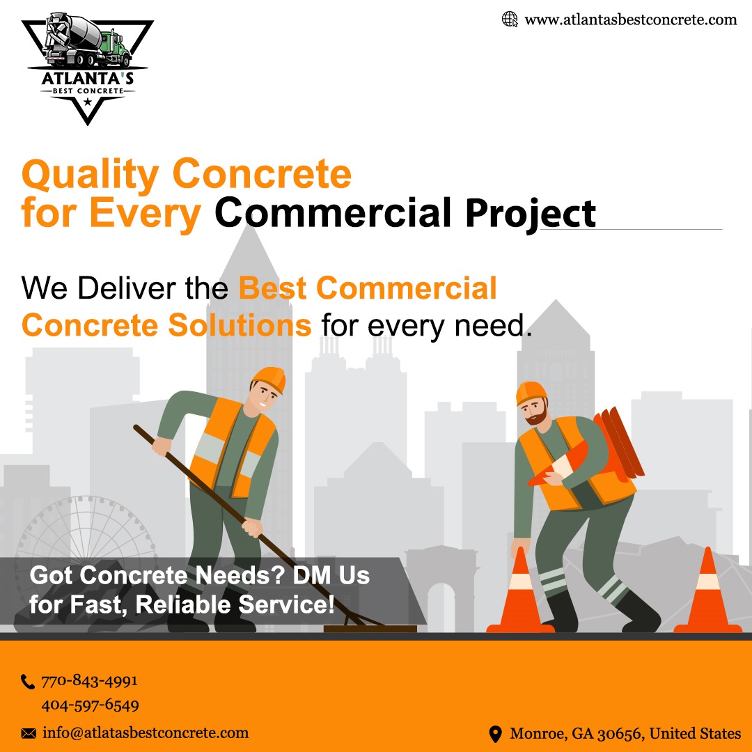 Atlanta's Best Concrete offers expert concrete construction services,